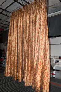 PetPeePee develop a unique cleaning process to clean drapery from urine odor without the risk of shrinking color run a lose color